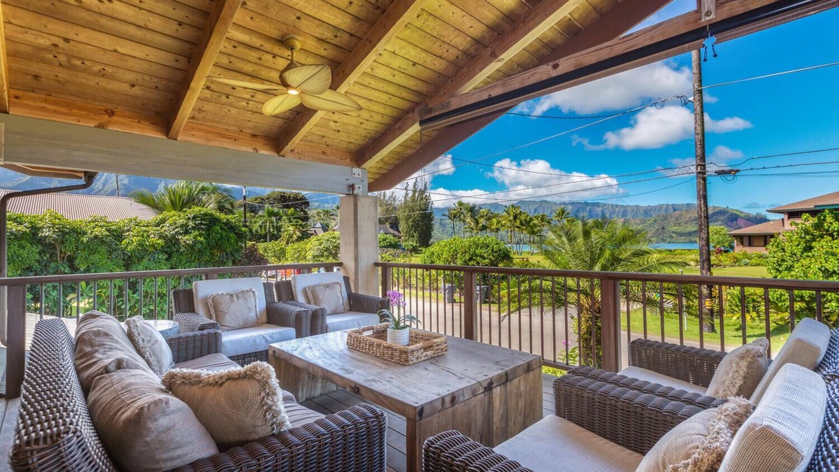 Hanalei House | Nalu Hanalei, Stunning Hanalei home right by the beach! TVR#5123