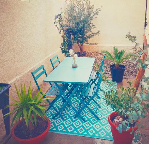 Anatole France House | Narbonne Studio Lamarobile climatisé avec jardin et terrasse proche des Grands Buffets, du centre ville et de la gare