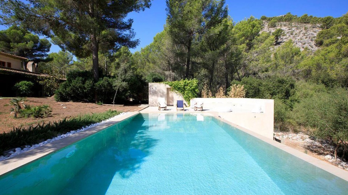 Calvia Villa | Natural Stone Villa "Villa Sa Mola de Vall d´Urgent" with Pool and Mountain View