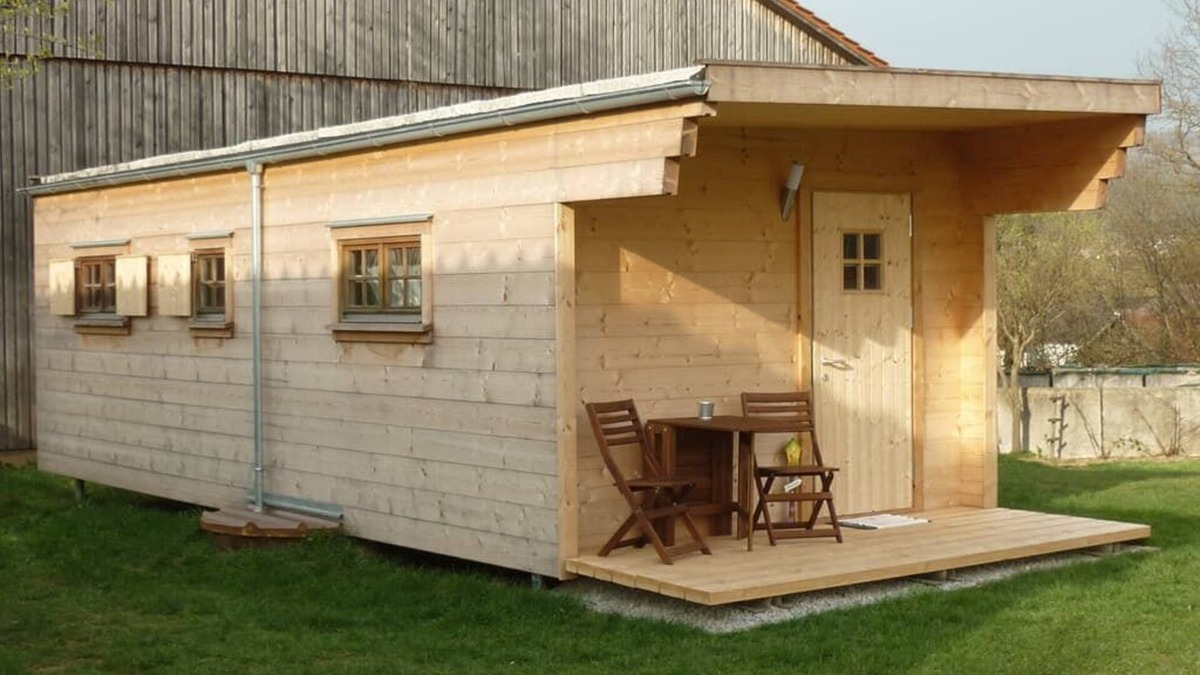 Waldmuenchen Apartment | Nature chalet 26sqm with wood-burning stove