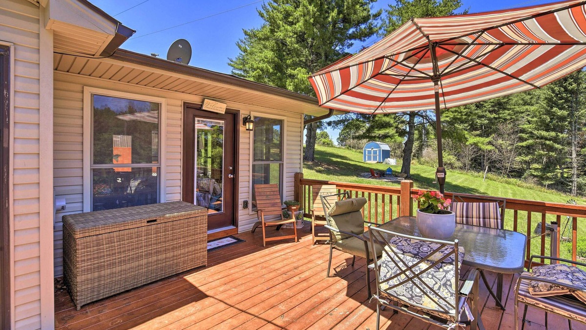 Wytheville House | Nature Escape in Wytheville w/Covered Porch!