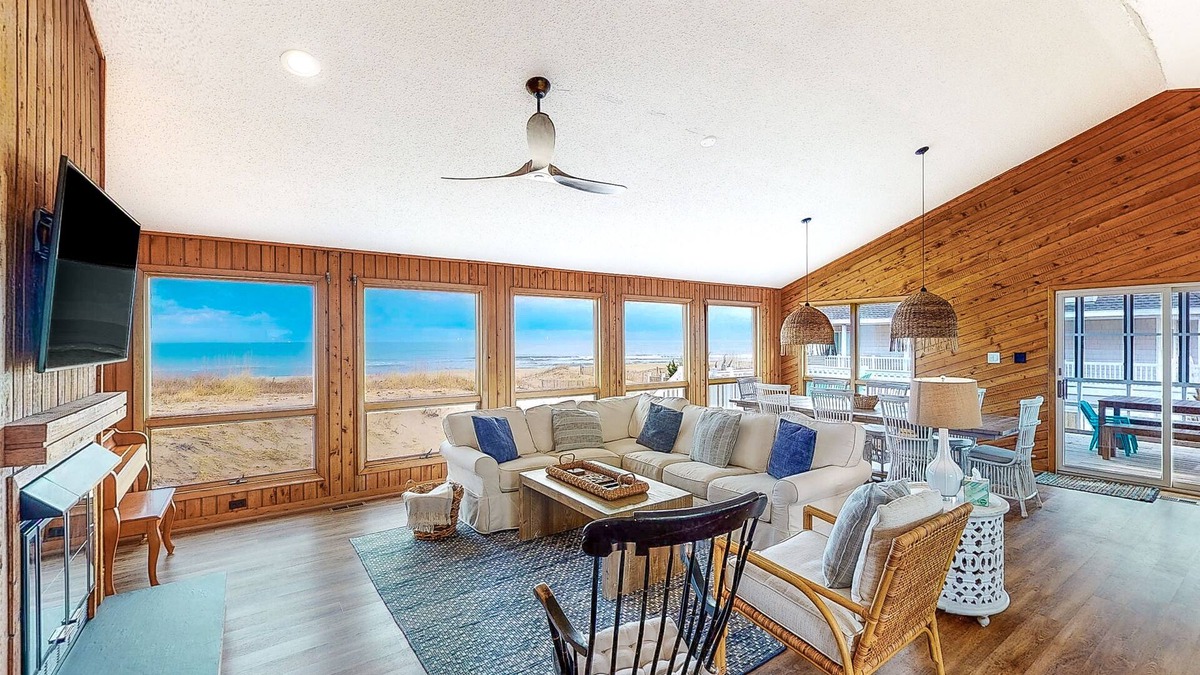 Sandbridge House | Nautical Dream, redecorated oceanfront home with incredible views and decks