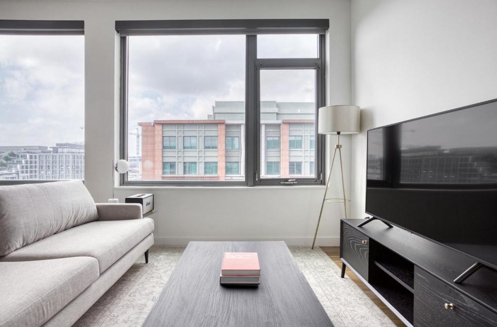 Navy Yard Apartment | Navy Yard 1BR w Gym WD steps from Nats Park WDC-325