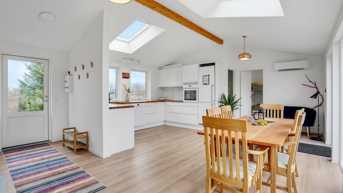 Togeholt House | Near Bønsvig beach, this cozy and modern cottage with a beautiful terrace welcomes you.