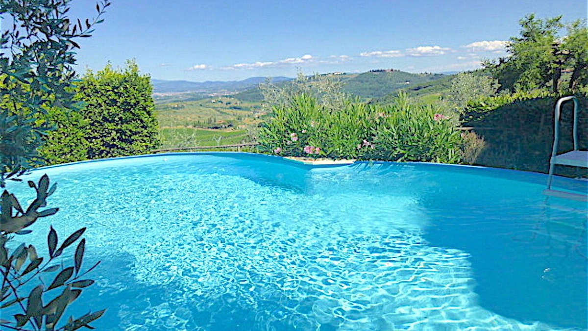 Vitolini Apartment | NEAR FLORENCE APARTMENT IN VILLA WITH GARDEN AND PRIVATE SWIMMING POOL