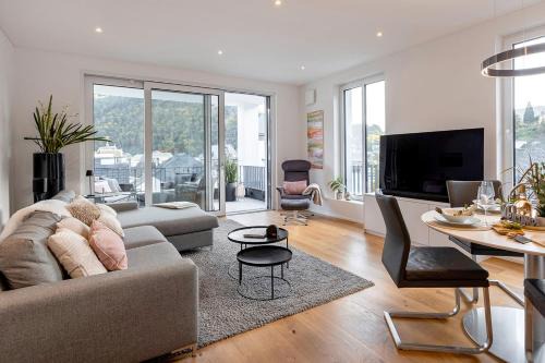 Traben-Trarbach Apartment | NEU MoselROYAL Luxus 2-4 Pers Design Klima