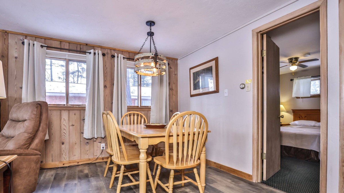 St Germain Cabin | New! 2 Bedroom cottage at Black Bear Resort on Little Saint Germain Lake!