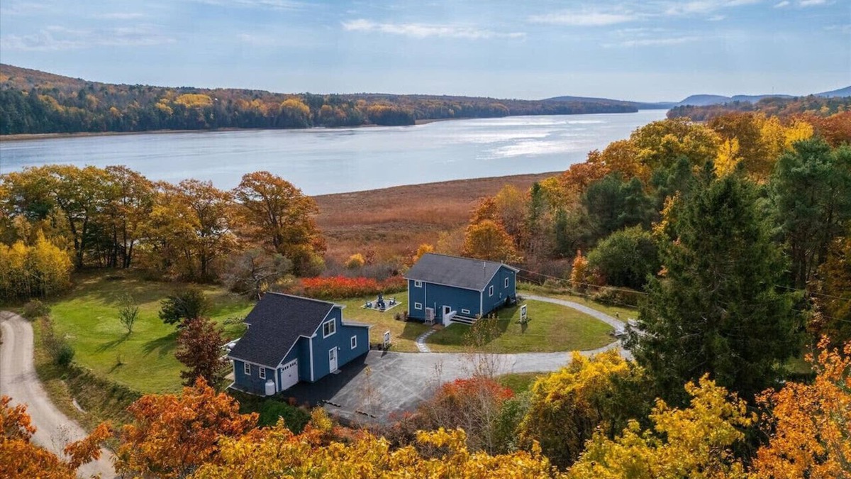 Winterport Cottage | New and Stunning Coastal Oasis - Grand Water Views, A/C, Pets, Firepit, Yard