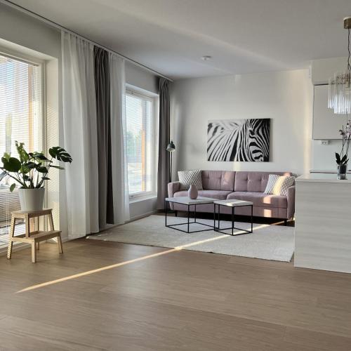 Tampere Apartment | New apartment with sauna, lake and beach