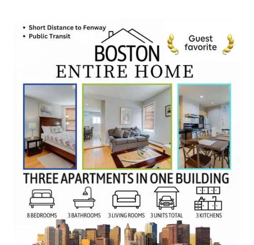 Dudley - Brunswick King Apartment | NEW! Boston Entire House Near MBTA, 3 Mi to Fenway!
