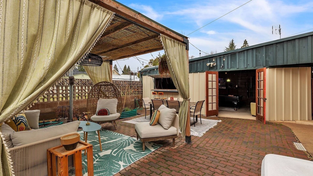 Sutter Creek House | NEW! Brick & Creek House (3-Bedroom Home) with Pool