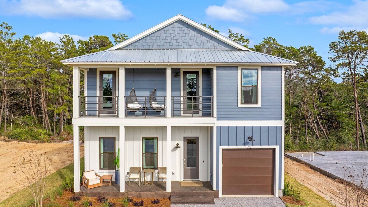 West Panama City Beach House | NEW Build! 4 min to Inlet Beach. 6 Bikes! POOL. 10 min bike to Rosemary Beach!