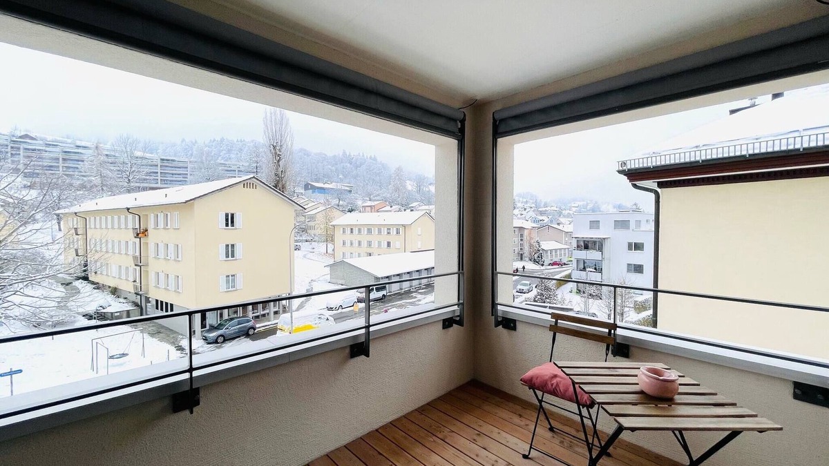 St. Gallen Apartment | New Building With Balcony Closecentrefreeparkingsmarttv