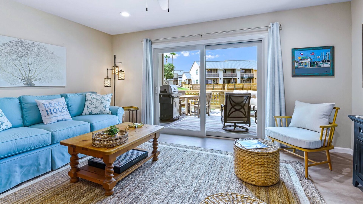 Harbor Oaks Condo | New condo on the water with boat slip, pools, and tennis courts!