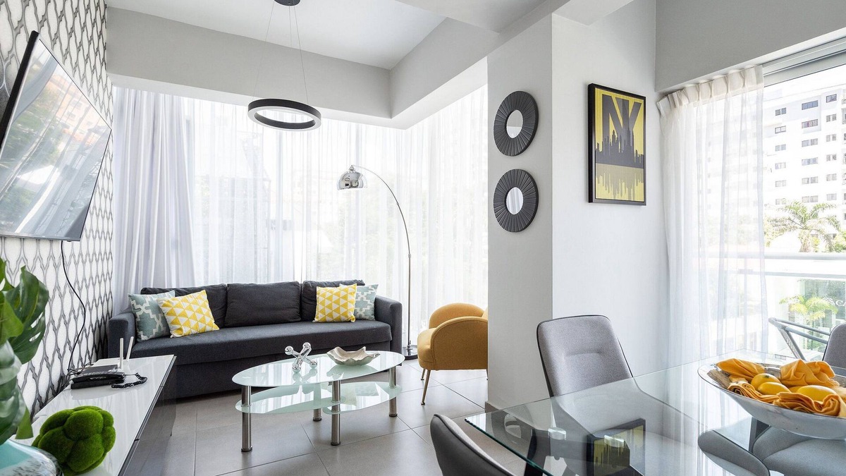 Downtown Santo Domingo Condo | NEW COZY APT | 1 br | piantini Near BLUE MALL