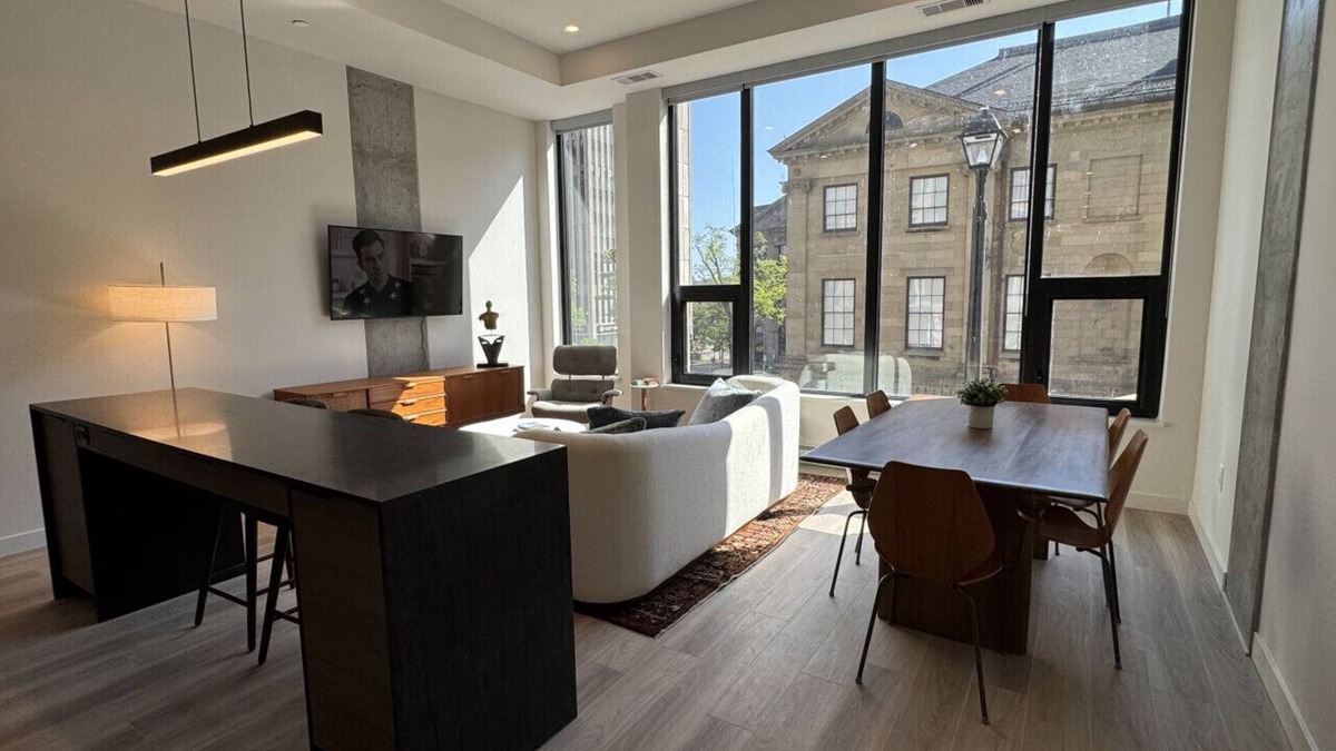Downtown Halifax Apartment | NEW Executive Mid-Century Modern 2B/2B