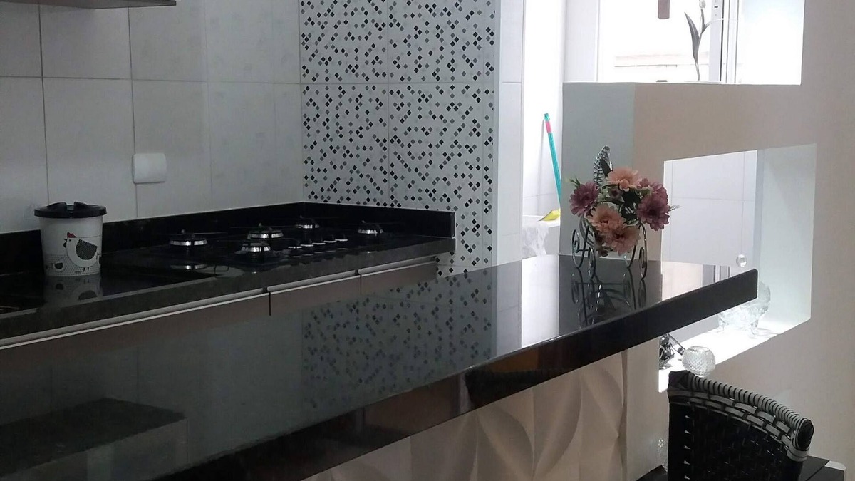 Jardim dos Passaros Apartment | New fit next to the Guarujá-Santos ferry crossing