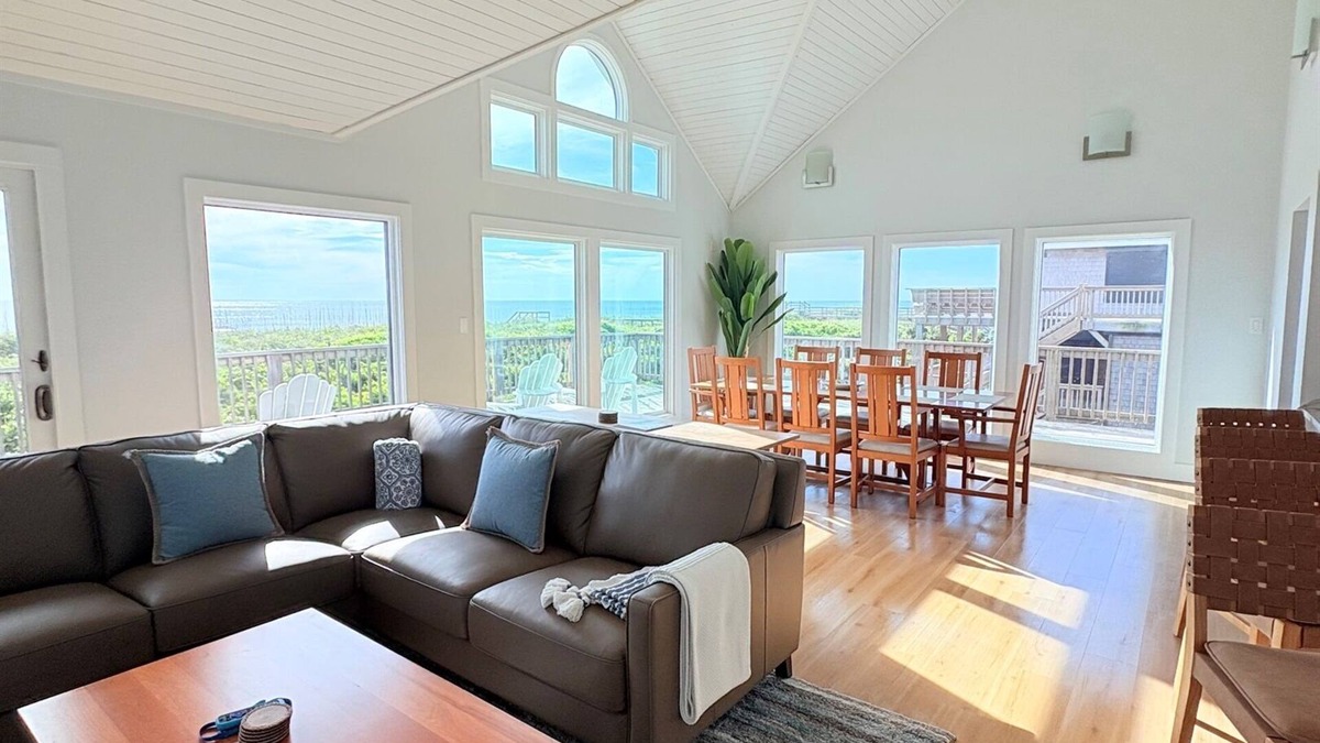 Colington House | 💥New for 2025💥Oceanfront Sanderling! Game Room! Dog Friendly! Community Pool!