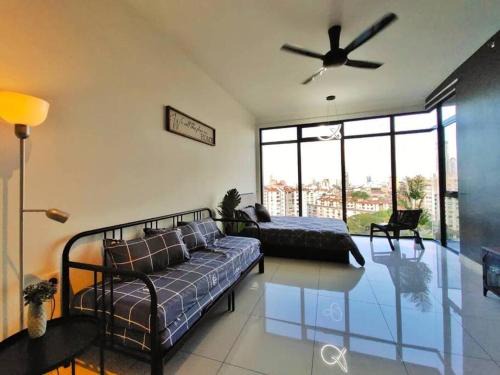 George Town Apartment | New Georgetown Stylist 2BR Homestay for 10pax 无敌美景两房民宿 Beacon Executive Suite