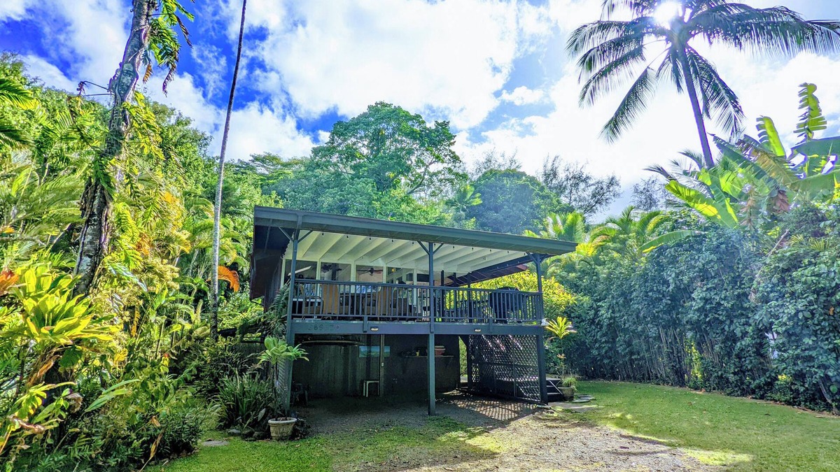 Wainiha House | New! Hale Aloha with Ocean Views - steps to beach