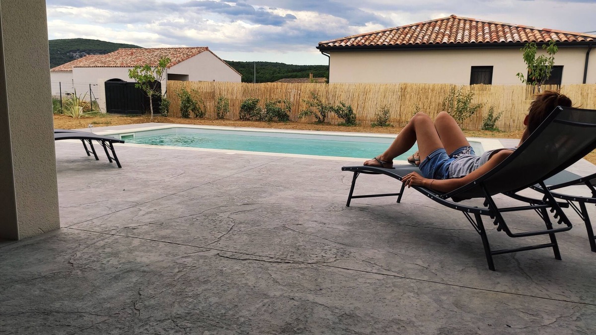 Vallon-Pont-d'Arc Villa | New House with private Swimming pool & air conditionned