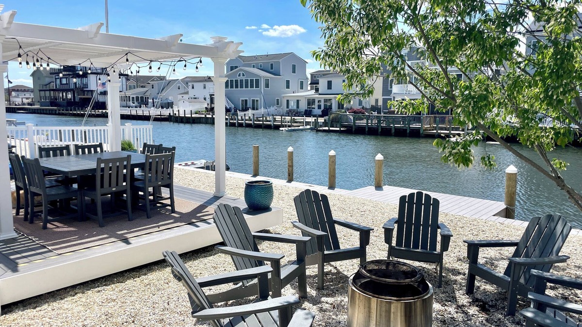 Beach Haven West House | NEW Lagoon-Front Escape with Decks, Kayaks & Fire Pit – Near LBI