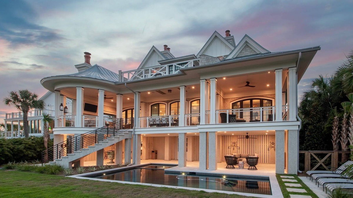 Isle of Palms House | New Listing! Ask about discounts! 3900 Palm Blvd. Oceanfront 5 bd, pool/hot tub, elevator