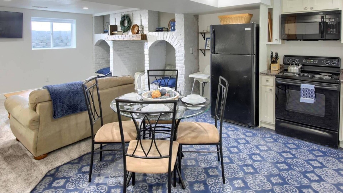 West Bountiful Apartment | New Listing! Cute Basement, Workstation, Bunk Room, Laundry, Covered Garage, Near Walking Bike Trail