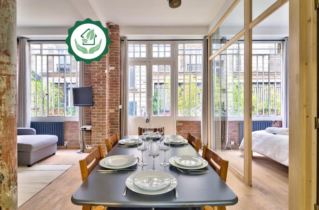 Quartier de la Porte-Saint-Denis Apartment | NEW Loft Apartment in the Heart of Paris - An Ecoloflat