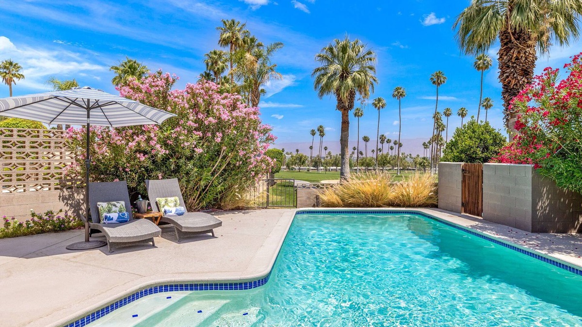 Palm Desert House | New luxury 3bed 3bath El Paseo golf course pool home! Book Oct or Dec now!