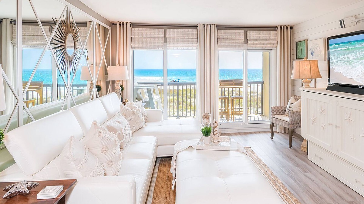 Sunnyside Condo | NEW- Luxury Beachfront Condo, Pinnacle Port in beautiful Gated Carillon Near 30A