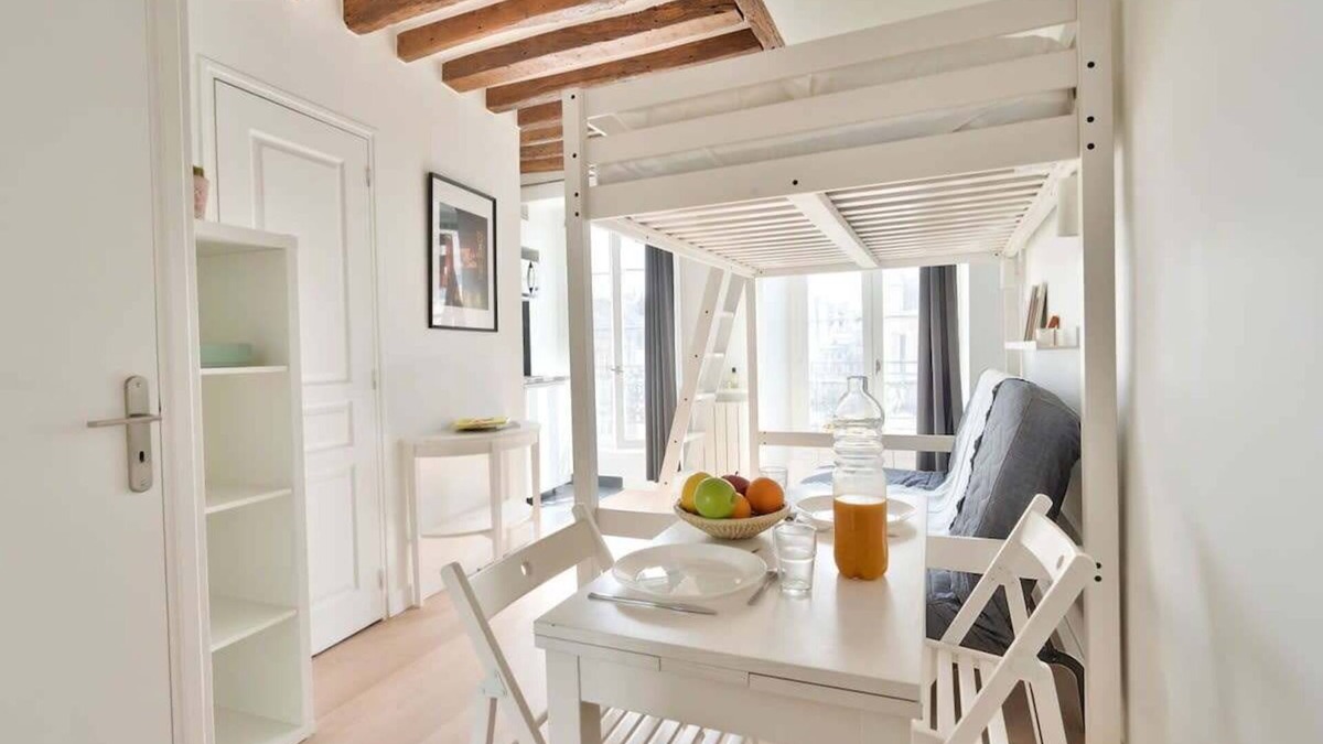 Strasbourg -Saint-Denis Apartment | NEW Mezzanine Studio in the Heart of Paris (4F)