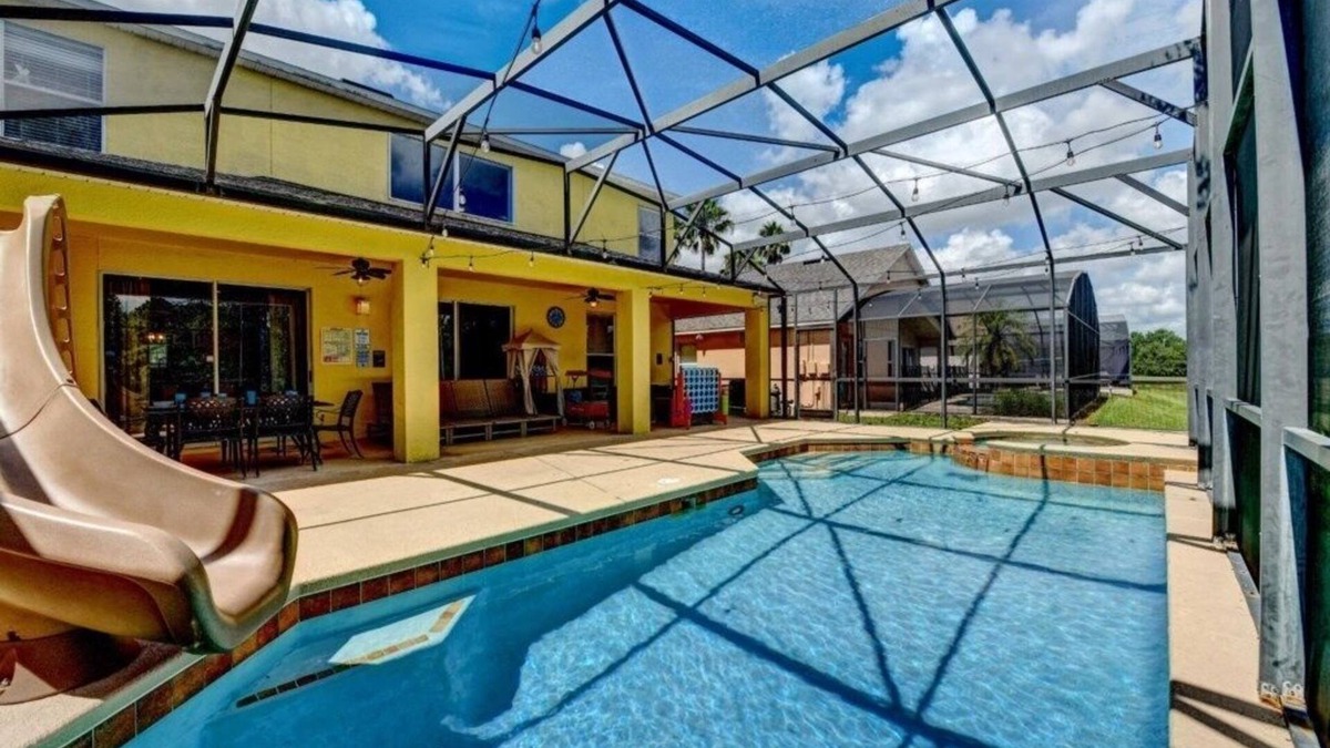 West Kissimmee Villa | NEW! Mickey's Island Escape - 6 Bedroom w/Pool Slide