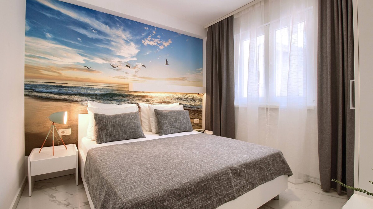 Gradac Apartment | ☼NEW & modern apartment with balcony, parking & bicycles; 3 min walk to beach☼