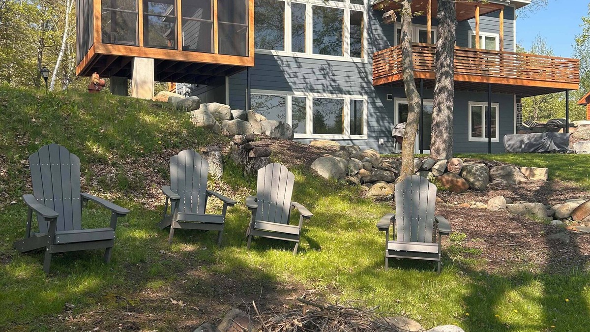 Balsam Lake House | New Modern Lake House at Balsam Lake