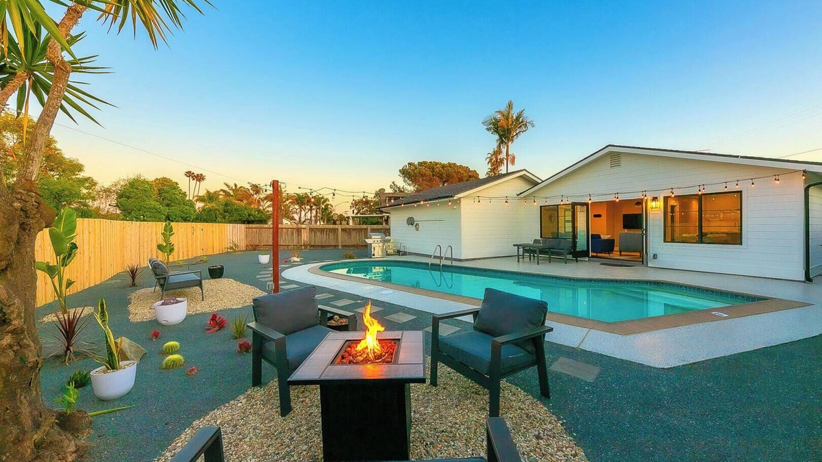 North Clairemont House | NEW! Private Poolside Paradise - Fully Updated and Centrally Located!