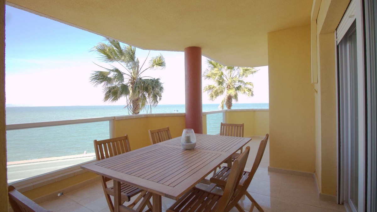 San Javier Apartment | New three bedroom front line with impressive sea views