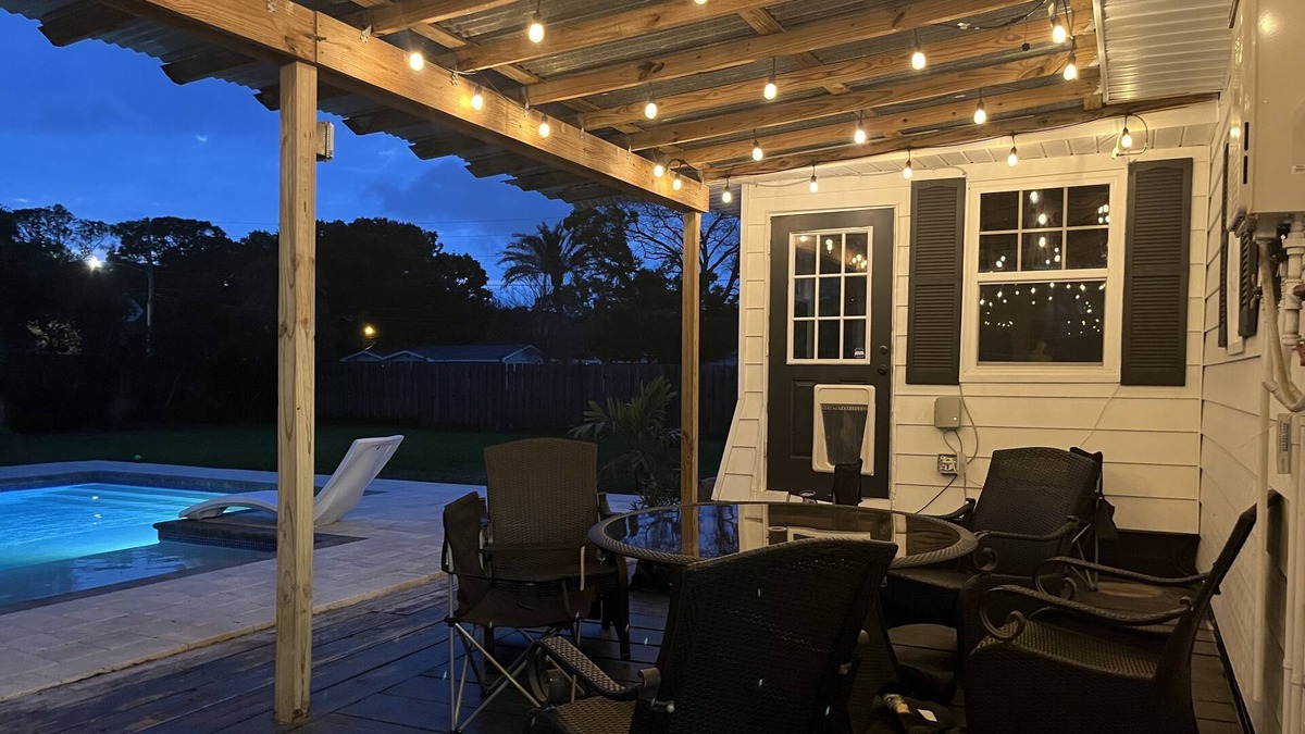 Riviera Bay House | NEW vacation home with private POOL and fenced in backyard near Downtown&Beaches
