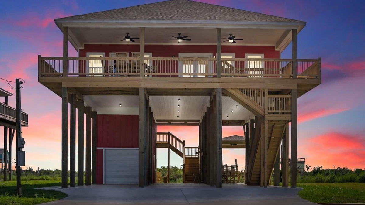 Port Bolivar House | New Vacation Beach Home Fisherman's Dream