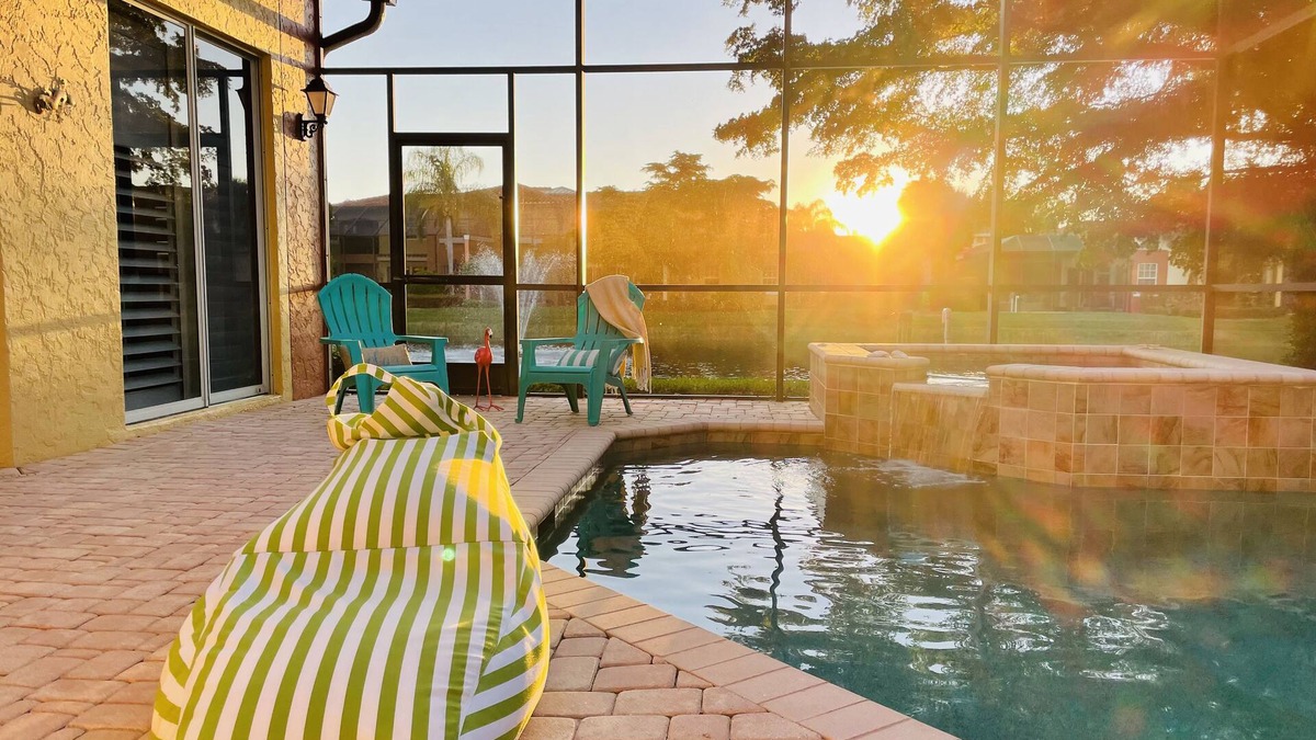 Estero Villa | NEW! Villa at Rapallo! Lakeview! Walk to Coconut Point Mall. Private pool. Gated