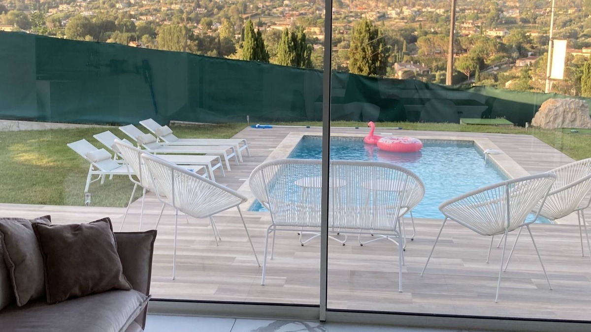Saint-Paul-de-Vence Villa | New villa with pool and view St Paul de Vence