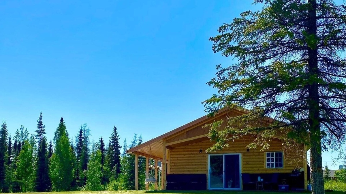 Badger House | Newly constructed cabin on a quiet residential pond.