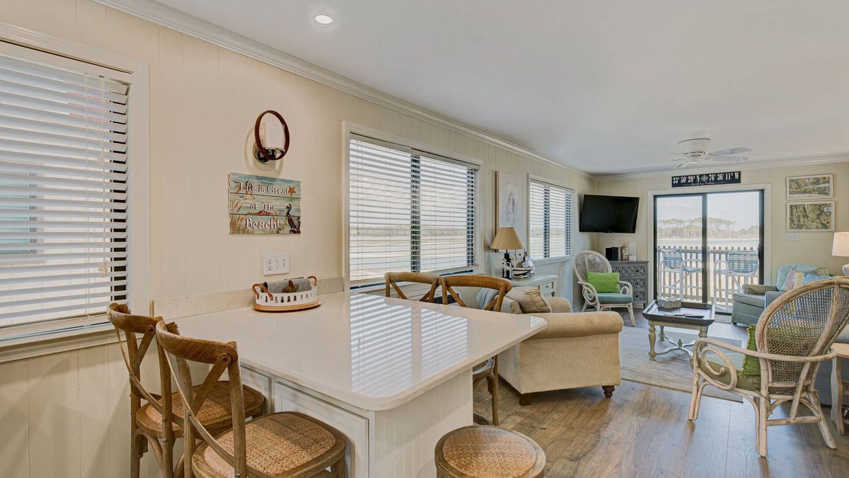 North Myrtle Beach Condo | Newly Renovated 2BR/2B Oceanfront & Inlet View Gated Condo With Pool - Sleeps 6