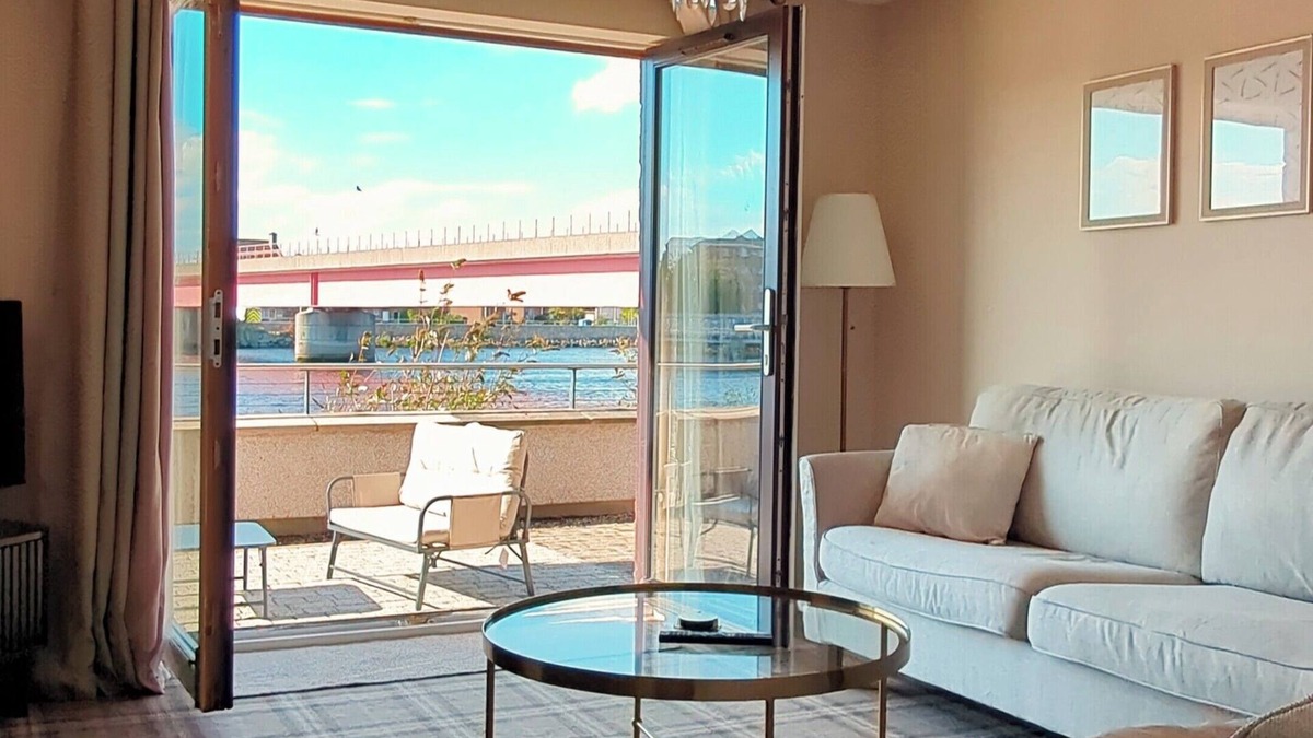 Inverness Apartment | Newly Renovated City Center Apartment (with garden), looking on to the RiverNess