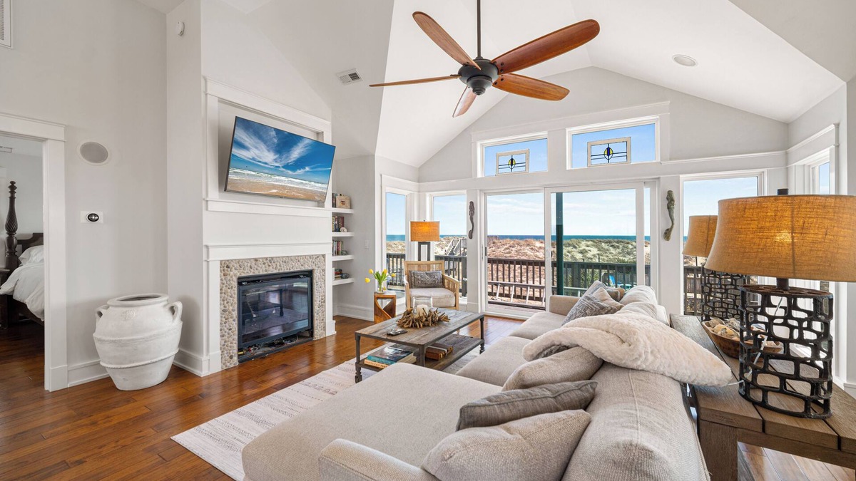 Carova Beach House | Newly Updated Beautiful 4BR Oceanfront Home with Pool & Hot Tub