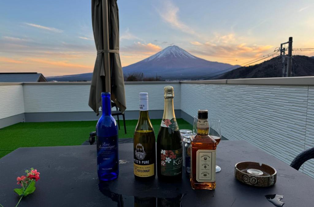 Oishi Villa | NewOpen大石100A広い展望台, 富士山と河口湖を望む 近大石公園