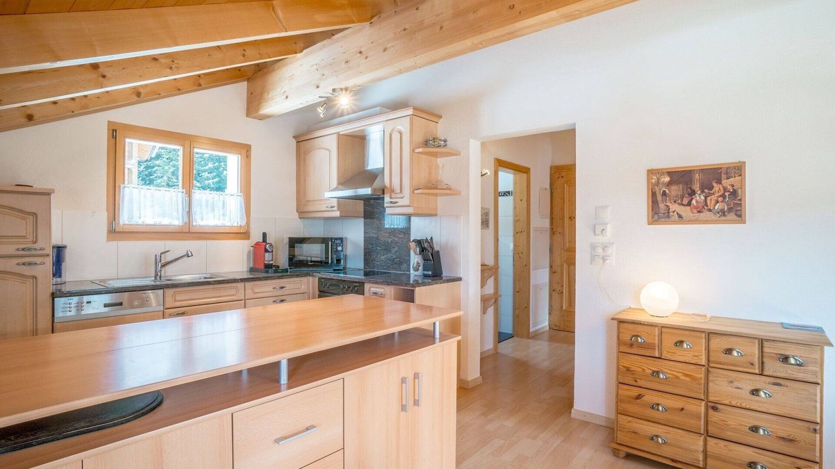 Riom-Parsonz Apartment | Nice apartment for 6 people with WIFI, TV, balcony, pets allowed and panoramic view