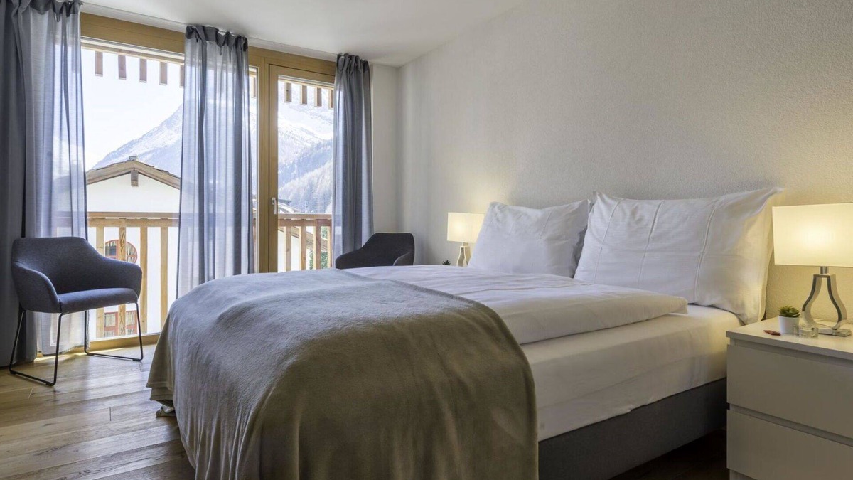 Saas-Balen Apartment | Nice apartment for 7 people with WIFI, TV, balcony and pets allowed