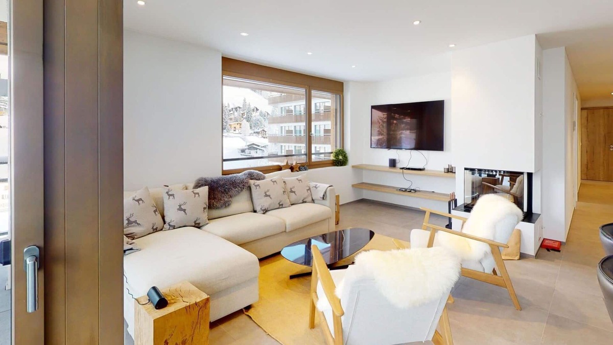 Churwalden Apartment | Nice apartment for 5 guests with TV, balcony and parking