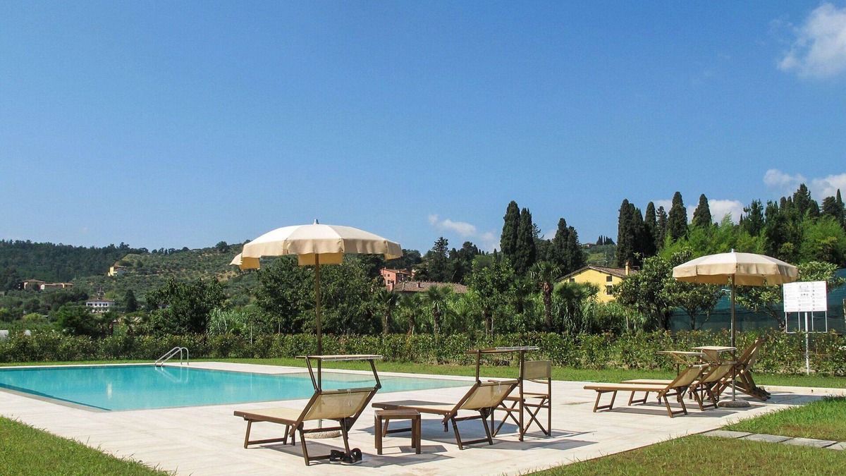 San Michele di Moriano Villa | Nice apartment in villa for 4 people with A/C, pool, WIFI, TV and terrace